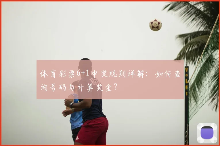 体育彩票6+1中奖规则详解：如何查询号码与计算奖金？